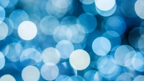 Bokeh of lights on defocused background Stock Photos