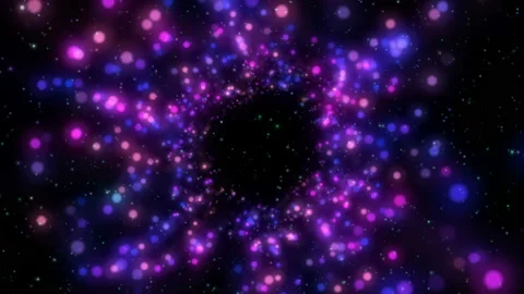 Bokeh lights. Festive motion backdrop. Defocused light background. Stock Footage 124343913