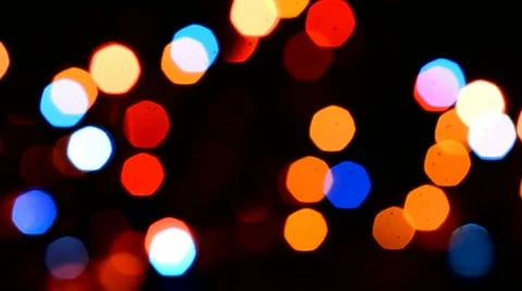 Bokeh lights Stock Footage 46753658