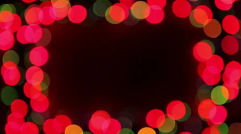 Bokeh lights frame Stock Footage 35574222
