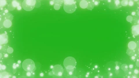 Bokeh lights frame motion graphics with green screen background Stock Footage 132884036