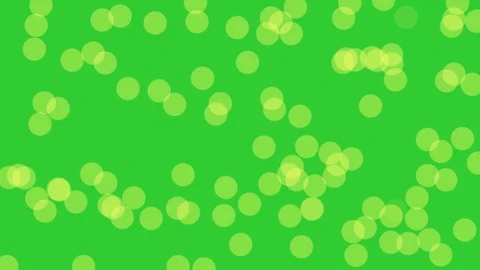 Bokeh lights motion graphics  green screen background Stock Footage 124328006