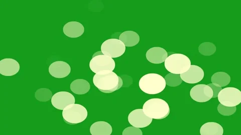Bokeh lights motion graphics with green screen background Stock Footage 131596493