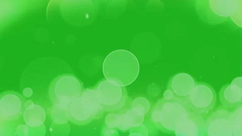 Bokeh lights motion graphics with green screen background Stock Footage 133345908