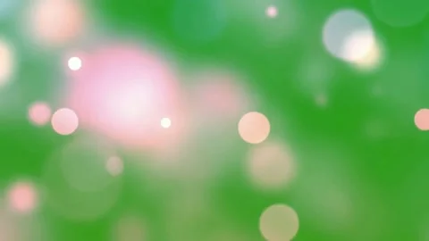 Bokeh lights motion graphics with green screen background Stock Footage 134588454