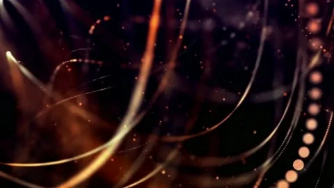 Bokeh lights motion graphics with night background Stock Footage 138546989