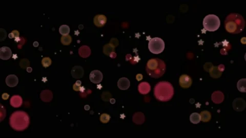 Bokeh lights motion graphics with night background Stock Footage 142852181