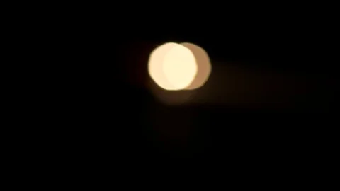 Bokeh lights on motorway at night Stock Footage 101890480