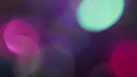 Bokeh lights moving left to right, large size, full screen Видео 317460279