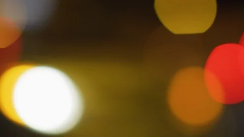 Bokeh lights at night Video stock 99919868