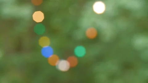 Bokeh Lights Out of Focus Stock Footage 92770322