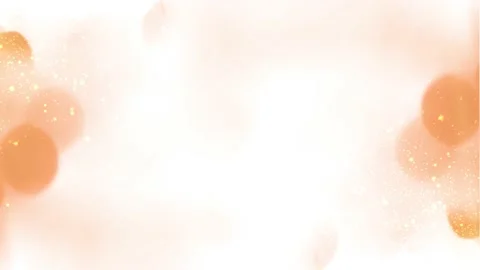 Bokeh Lights Particle white background, orange bokeh light particle background Stock Footage 164143334