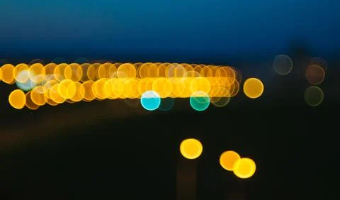 Bokeh Of The Lights Stock Photos