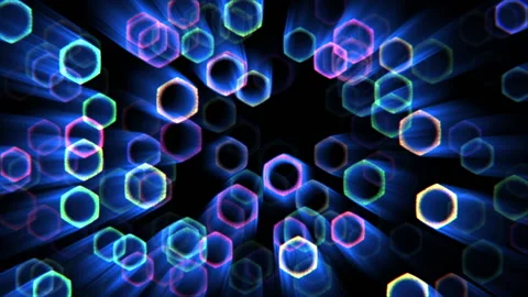 Bokeh Lights Rays Stock Footage 145746462