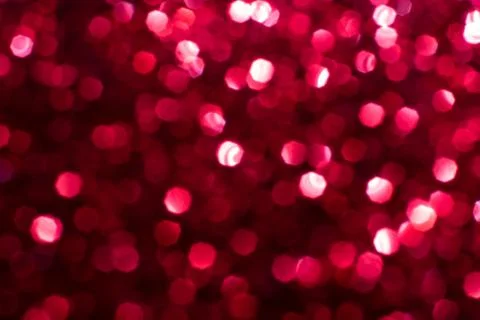 Bokeh lights red texture. New year background. 스톡 사진