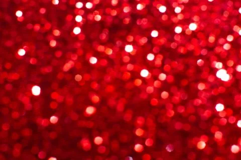 Bokeh lights red texture. New year background. Stock Photos