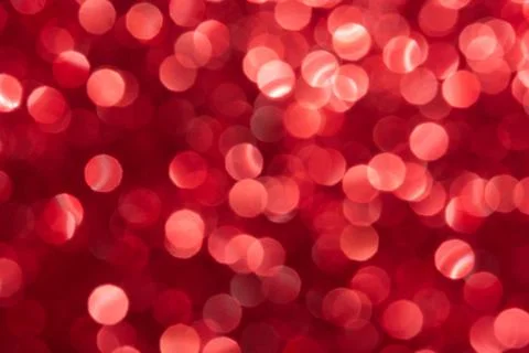 Bokeh lights red texture. New year background. 스톡 사진