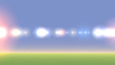 Bokeh Lights String Horizon Motion Background Video stock 275208832