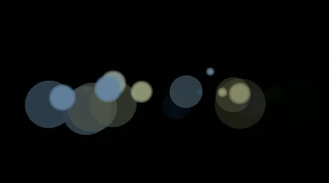 Bokeh Linear Light Element Stock Footage 33392680