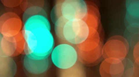 Bokeh Made in Camera Stock Footage 35063266