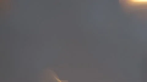 Bokeh moon light ray n lens flare with water star n rain drop on night sky Stock Footage 170310140