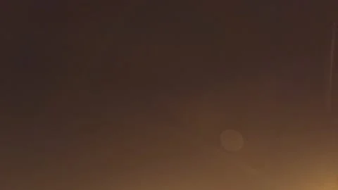 Bokeh moon light ray n lens flare on dark night sky with white cloud n star Stock Footage 171876558