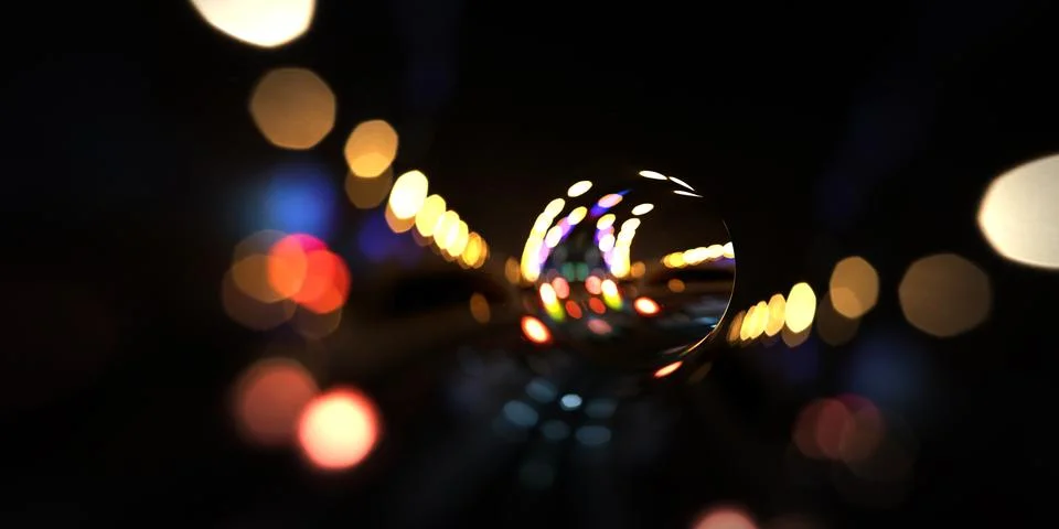 Bokeh motion abstract Stock Illustration