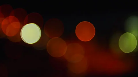 Bokeh. Motion Night Lights Stock Footage 23911499