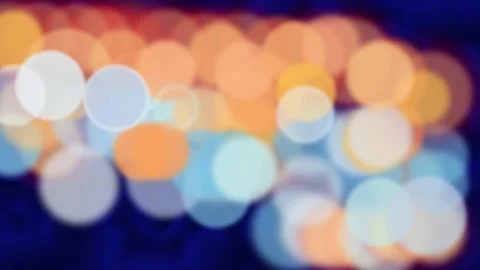 Bokeh moving circles Stock Footage 204794965
