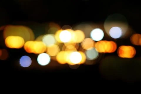 Bokeh multi-colored lights fly Stock Photos