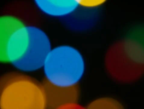 Bokeh multi colored lights Stock Photos