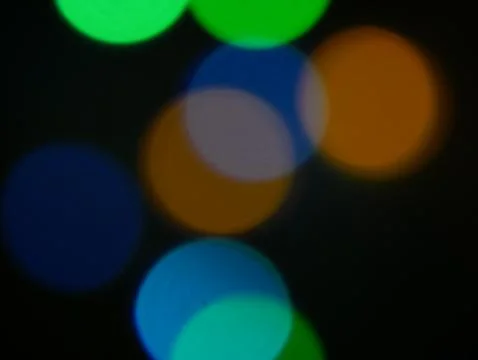 Bokeh multi colored lights Stock Photos