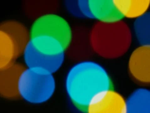 Bokeh multi colored lights Stock Photos