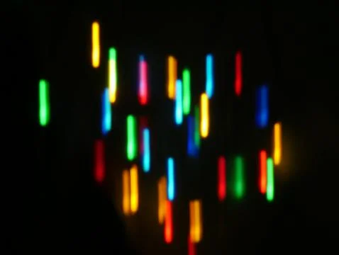Bokeh multi colored lights Stock Photos