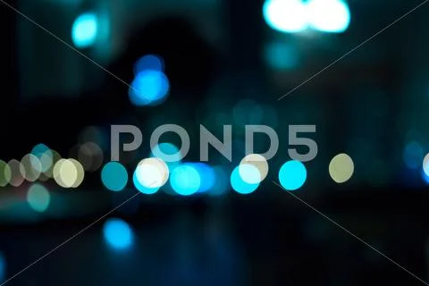 Bokeh night city Stock Photos