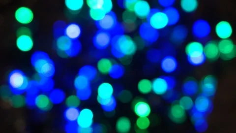 Bokeh in the night. Stock Footage 85850110
