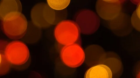 Bokeh in the night. Stock Footage 85850449