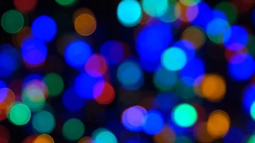 Bokeh in the night. Stock Footage 85851510