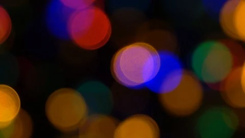 Bokeh in the night. Stock Footage 85853016