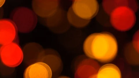 Bokeh in the night. Stock Footage 85853403