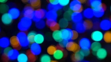 Bokeh in the night. Stock Footage 85854471