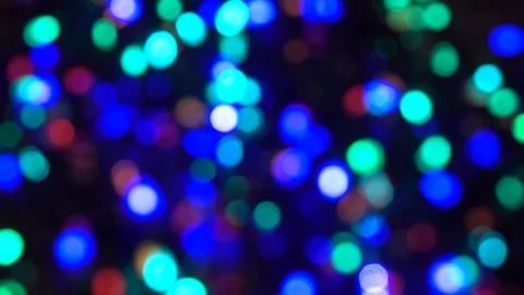 Bokeh in the night. Stock Footage 85854800