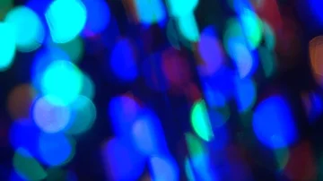 Bokeh in the night. Stock Footage 85856273