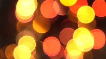 Bokeh in the night. Stock Footage 85858642