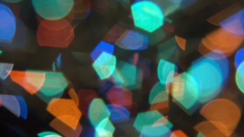 Bokeh in the night. Stock Footage 85859017