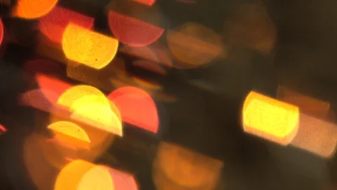 Bokeh in the night. Stock Footage 85860005