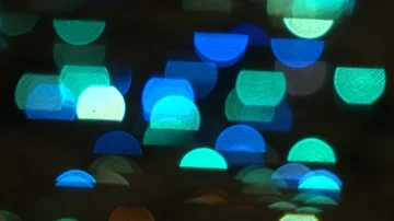 Bokeh in the night. Stock Footage 85860667