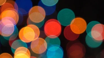 Bokeh in the night. Stock Footage 85861476