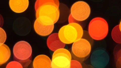 Bokeh in the night. Stock Footage 85861690