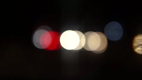 Bokeh Night Video stock 210611925